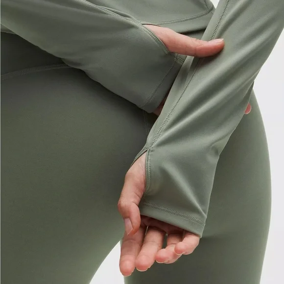 Like New! Lululemon Wunder Train Full Zip Jacket- Willow Leave- Size 10 - Picture 6 of 9